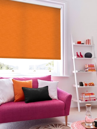 New York Tangerine Orange Roller Blind New York Tangerine Orange Roller Blind