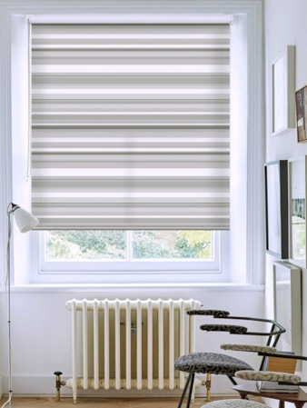 Coastal Stripe Gull Roller Blind Coastal Stripe Gull Roller Blind