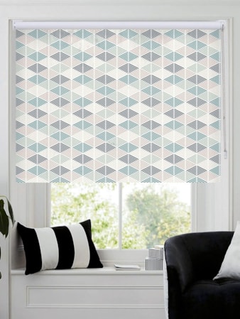 Dusky Stripes Geometric Roller Blind Dusky Stripes Geometric Roller Blind