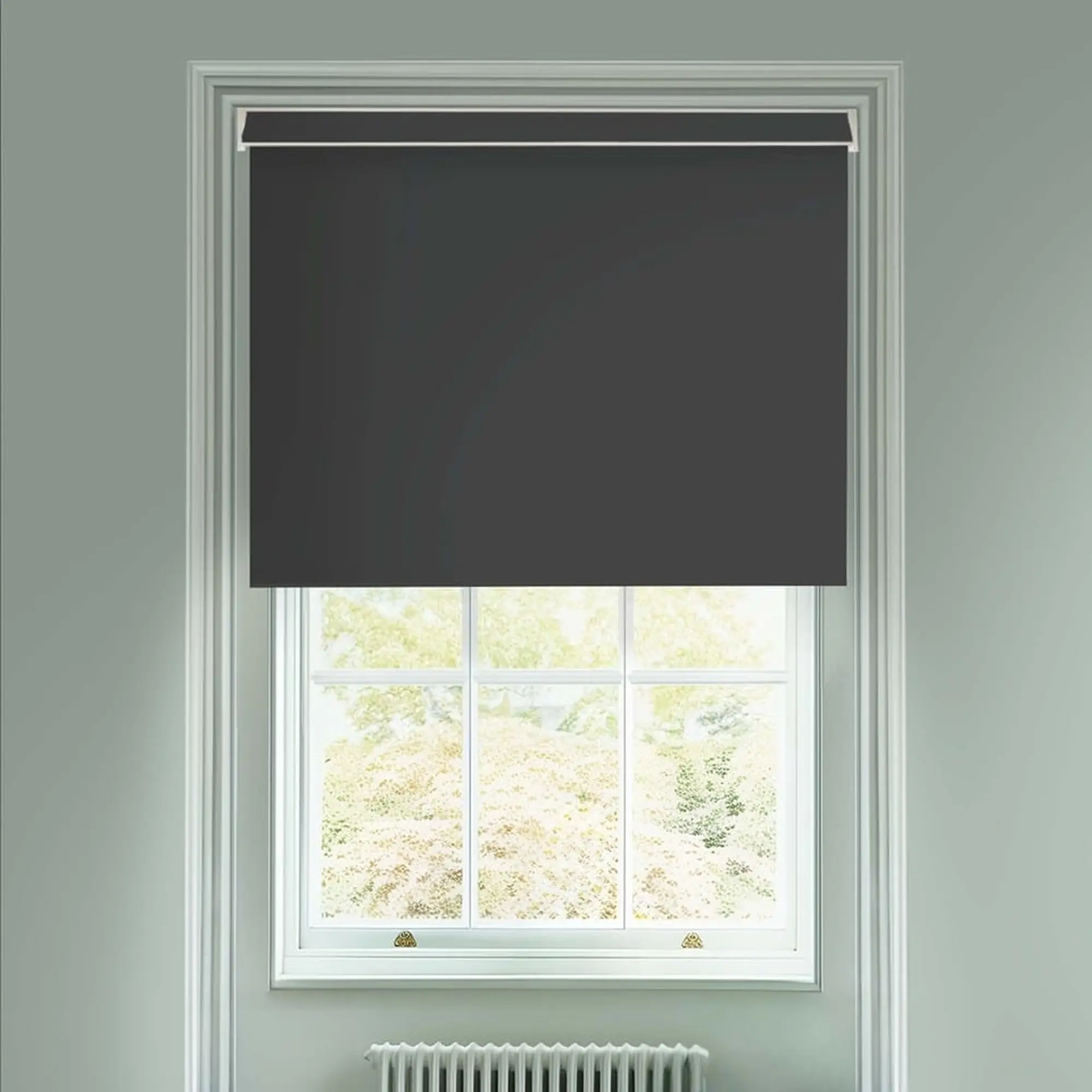 Zinc Blackout Electric Roller Blind