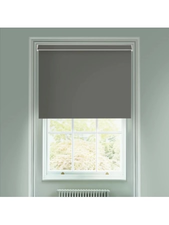 Elephant Grey Blackout Electric Roller Blind