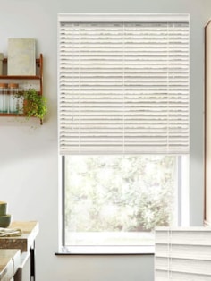 Glacier Grey Wood Grain Faux Wood Venetian Blind Glacier Grey Wood Grain Faux Wood Venetian Blind
