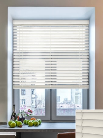 Off White Faux Wood Venetian Blind Off White Faux Wood Venetian Blind