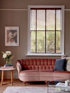 Cool Walnut Real Wood Venetian Blind With Tapes Cool Walnut Real Wood Venetian Blind With Tapes