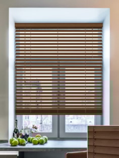 Cool Walnut Real Wood Venetian Blind Cool Walnut Real Wood Venetian Blind