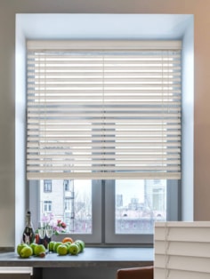 Pigeon Grey Real Wood Venetian Blind Pigeon Grey Real Wood Venetian Blind