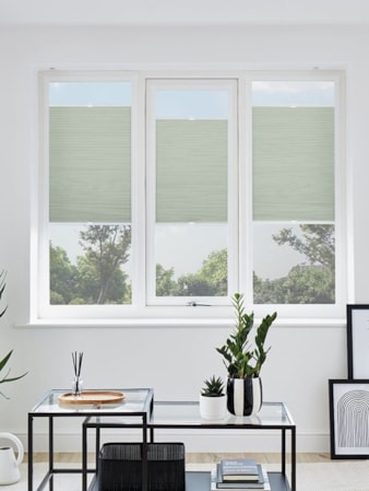 Athens Moss Green Blackout Perfect Fit Cellular Thermal Blind Athens Moss Green Blackout Perfect Fit Cellular Thermal Blind