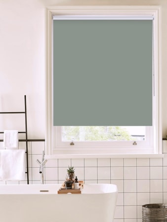 Garden Path Grey Bathroom Roller Blind Garden Path Grey Bathroom Roller Blind