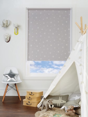 Night Sky Glow In The Dark Blackout Childrens Roller Blind Night Sky Glow In The Dark Blackout Childrens Roller Blind