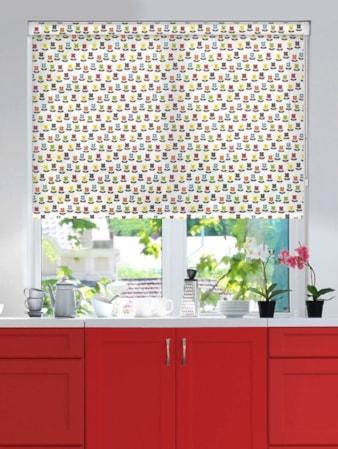 Flower Power Daylight Grip Fit® No Drill Roller Blind Flower Power Daylight Grip Fit® No Drill Roller Blind