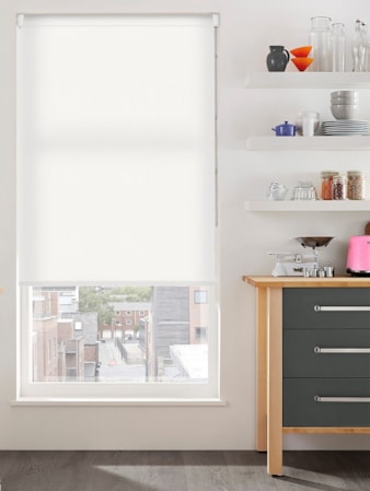 Snowflake White Premium Daylight Grip Fit Roller Blind Snowflake White Premium Daylight Grip Fit Roller Blind