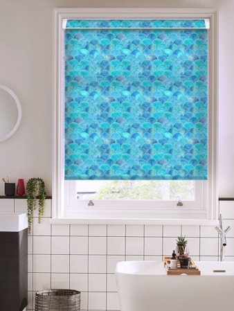 Fish Scales Grip Fit Roller Blind Fish Scales Grip Fit Roller Blind