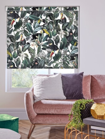 NeoTropical Natural Jungle Grip Fit Roller Blind NeoTropical Natural Jungle Grip Fit Roller Blind