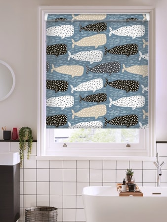 Whale Of A Time Jumbo Grip Fit Roller Blind Whale Of A Time Jumbo Grip Fit Roller Blind