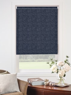 Amsterdam Navy Grip Fit Roller Blind