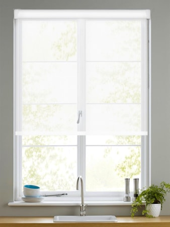 Ice White 5% Openness Sunscreen Grip Fit Roller Blind Ice White 5% Openness Sunscreen Grip Fit Roller Blind