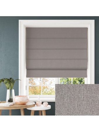 Hampton Castle Blackout Electric Roman Blind Hampton Castle Blackout Electric Roman Blind