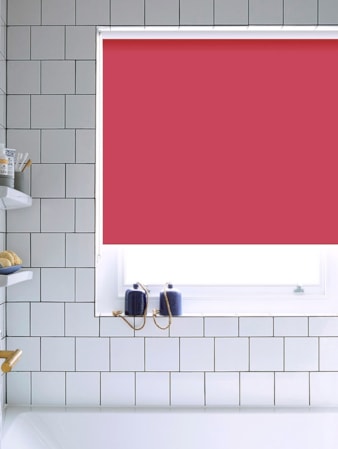 Hibiscus Bathroom Roller Blind Hibiscus Bathroom Roller Blind