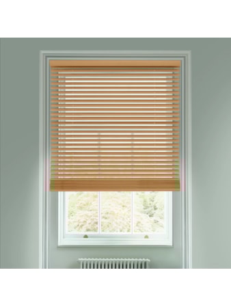 Honeycomb 50mm Wooden Electric Venetian Blind