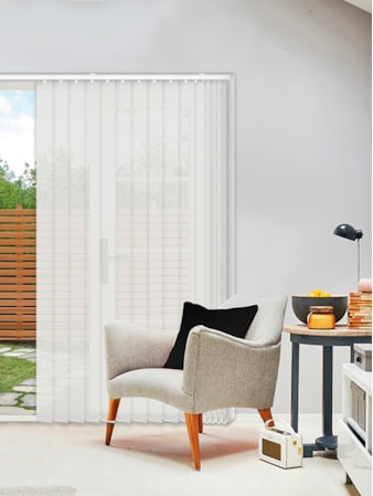 Horizon Chalk 89mm Sunscreen Vertical Blind Horizon Chalk 89mm Sunscreen Vertical Blind