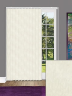 Wind Cream 89mm Blackout Vertical Blind Wind Cream 89mm Blackout Vertical Blind