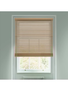Jansson 50mm Wooden Electric Venetian Blind