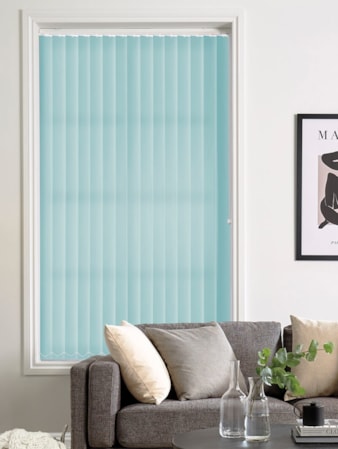 Jeweller's Blue 89mm Daylight Vertical Blind Jeweller's Blue 89mm Daylight Vertical Blind