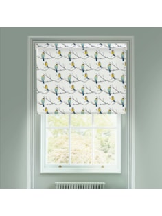 Juneberry and Bird Electric Roller Blind by Lorna Syson