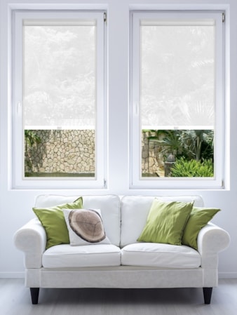 Lace White 3% Sunscreen Perfect Fit Roller Blind Lace White 3% Sunscreen Perfect Fit Roller Blind