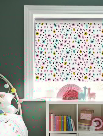 Leopard Print Multi Childrens Roller Blind Leopard Print Multi