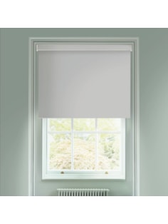 Light Grey Blackout Electric Roller Blind