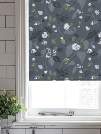 Spring Ivy Slate Roller Blind by Lorna Syson Spring Ivy Slate Roller Blind by Lorna Syson