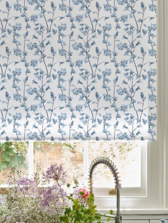 Bluebell Roller Blind by Lorna Syson Bluebell Roller Blind by Lorna Syson