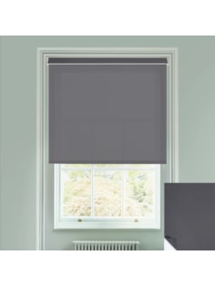 Manor House Grey 3% Sunscreen Electric Roller Blind