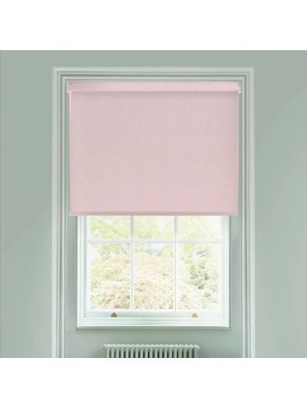 Melbourne Pale Pink Electric Roller Blind Melbourne Pale Pink Electric Roller Blind