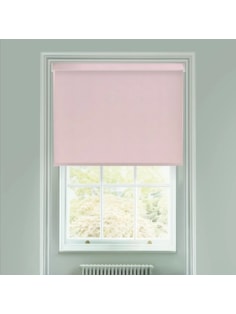 Melbourne Pale Pink Electric Roller Blind