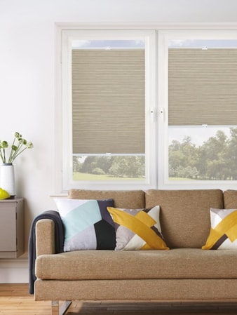 Edessa Mocha Blackout Perfect Fit Cellular Thermal Blind Edessa Mocha Blackout Perfect Fit Cellular Thermal Blind