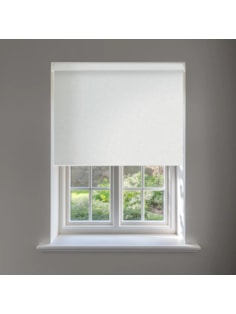 Amsterdam Light Grey No Drill Electric Roller Blind