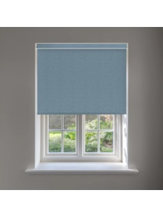 Amsterdam Marine Blue No Drill Electric Roller Blind
