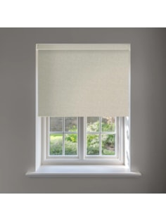 Amsterdam Oatmeal No Drill Electric Roller Blind