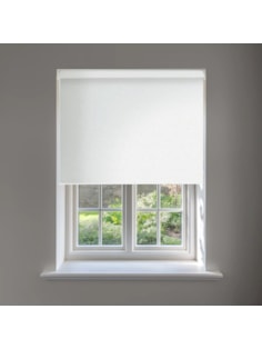 Amsterdam Off White No Drill Electric Roller Blind