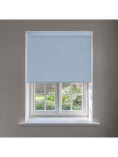 Amsterdam Powder Blue No Drill Electric Roller Blind