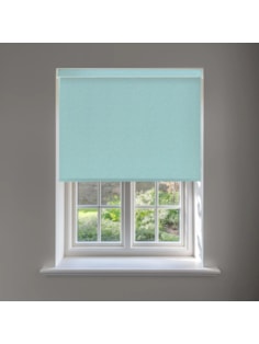 Amsterdam Sea Blue No Drill Electric Roller Blind