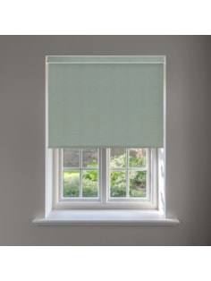 Melbourne Blue Green No Drill Electric Roller Blind