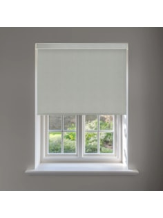 Melbourne Light Grey No Drill Electric Roller Blind