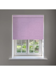 Melbourne Verbena No Drill Electric Roller Blind