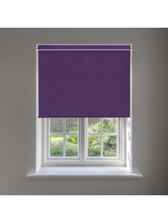 New York Deep Purple No Drill Electric Roller Blind