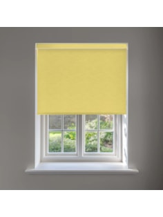 New York Light Yellow No Drill Electric Roller Blind