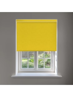 New York Sunshine Yellow No Drill Electric Roller Blind