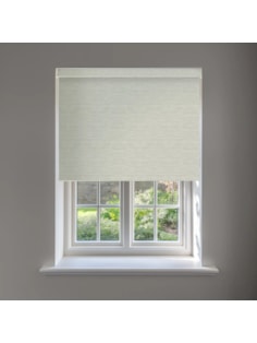 Paris Moss Green No Drill Electric Roller Blind